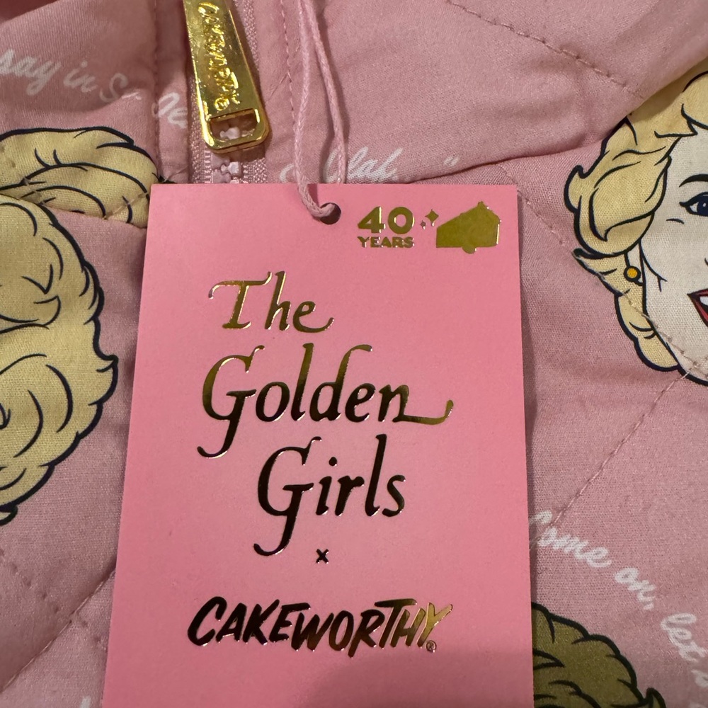 Cakeworthy x Golden Girls Quilted Jacket NWT - Picture 5 of 8